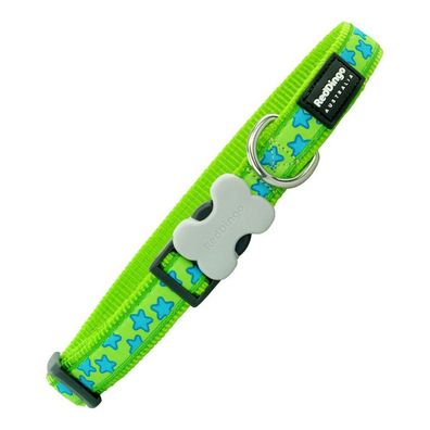 Hundehalsband Red Dingo Stern Sterne (1,2 x 20-32 cm)