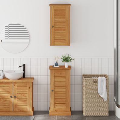 vidaXL Badezimmermöbel Set 2 pcs Braun und Honigbraun 37 x 34 x 80 cm