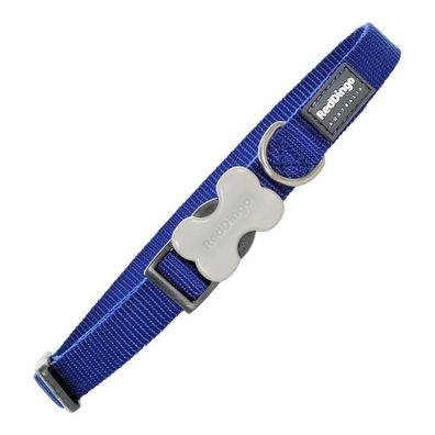 Hundehalsband Red Dingo Dunkelblau (1,2 x 20-32 cm)