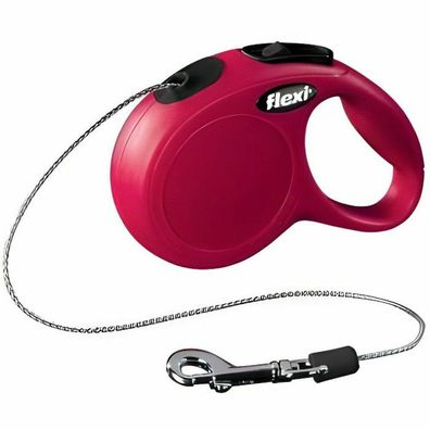 Hundeleine Flexi New Classic 3 m Rot Größe XS