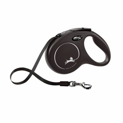 Hundeleine Flexi New Classic 8m Schwarz Größe L
