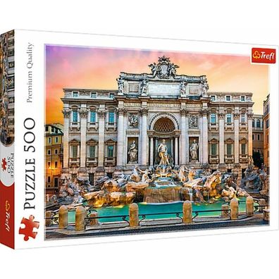 Puzzle 500 Teile Fontanna de Trevi, Rom