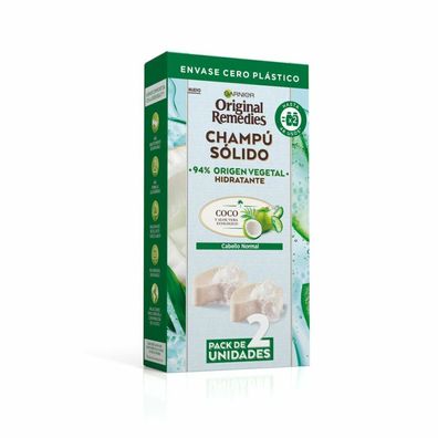 Garnier Original Remedies Champú Sólido Cabello Normal 2 x 60g