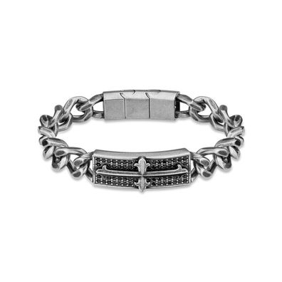 Stylish chain bracelet with a cross Vigor PEAGB2120402