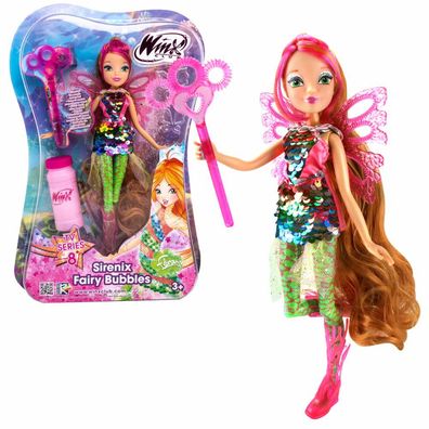 Flora | Sirenix Fairy Bubbles Puppe | Winx Club | Fee 28 cm