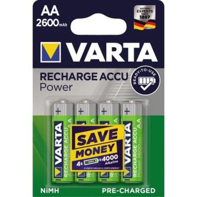 Varta 5716 Akku Ready2Use AA 2600 mAh B4