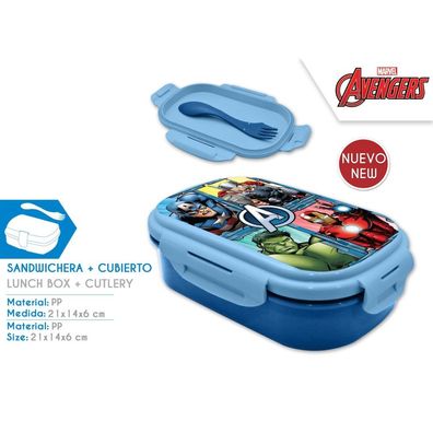 Avengers Frühstücksbox mit Besteck