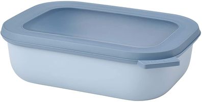 Mepal 2 Stück multischüssel cirqula rechteckig 1000 ml - nordic blue 106255015700
