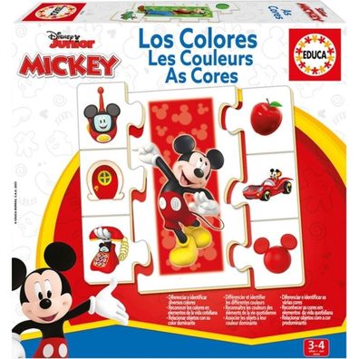 Lernspiel Educa Los Colores Mickey And Friends 22,5 x 22,5 x 4,8 cm
