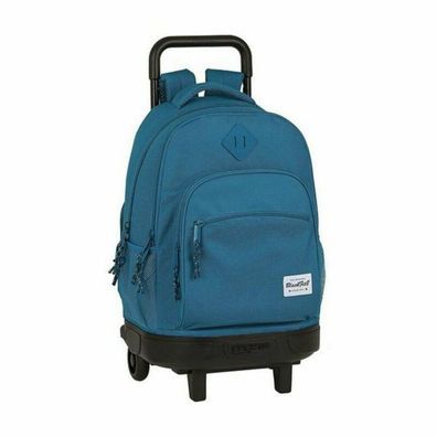 Schulrucksack mit Rädern Compact BlackFit8 Egeo Blau (33 x 45 x 22 cm)