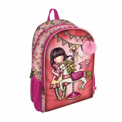 Schulrucksack Gorjuss Carousel Lachsfarben (31.5 x 40 x 22.5 cm)