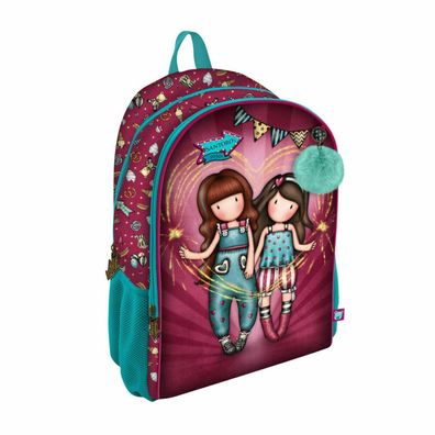 Schulrucksack Gorjuss Fireworks Granatrot (31.5 x 44 x 22.5 cm)