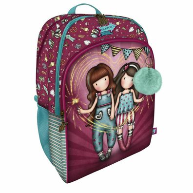 Schulrucksack Gorjuss Fireworks Granatrot (34.5 x 43.5 x 22 cm)