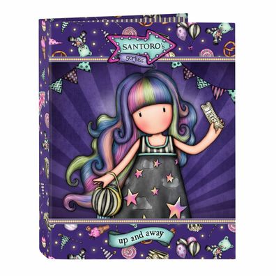 Ringbuch Gorjuss Up and away Lila A4 (26.5 x 33 x 4 cm)