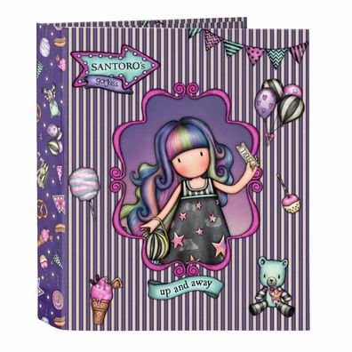 Ringbuch Gorjuss Up and away Lila A4 (27 x 33 x 6 cm)