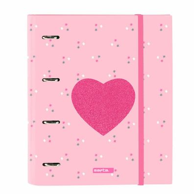 Ringbuch Safta Love Yourself A4 Rosa (27 x 32 x 3.5 cm)