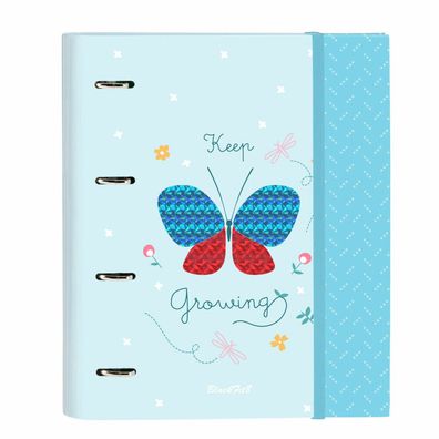 Ringbuch BlackFit8 Keep Growing A4 Hellblau (27 x 32 x 3.5 cm)