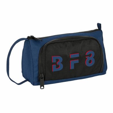 Schulmäppchen BlackFit8 Urban Schwarz Marineblau (20 x 11 x 8.5 cm)