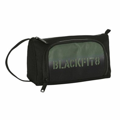 Schulmäppchen BlackFit8 Gradient Schwarz Militärgrün (20 x 11 x 8.5 cm)