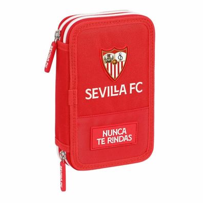 Doppel-Federtasche Sevilla Fútbol Club Rot (28 pcs)