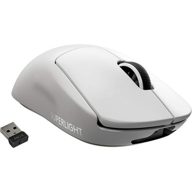 Logitech Pro X superlight wireless Gaming Mouse white (910-005942)