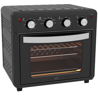 Minibackofen 30L mit Umluft & 7 Modi, 90-230°C, inkl. Backblech & Frittierkorb