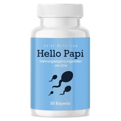 Saint Nutrition® HelloPapi - Kinderwunsch - Spermien verbessern - Fruchtbarkeit Mann
