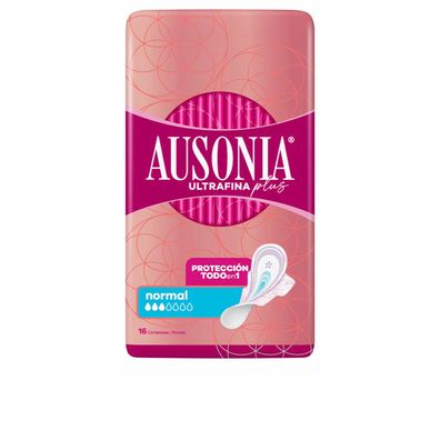 Ausonia Ultrafina Plus Compresas Normal Alas 16 U