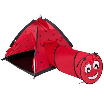 Babyzelt Baby Mix Beruska mit Tunnel rot