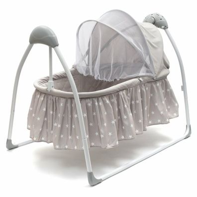 NEW BABY Schwingende Babywiege mit Melodien und Zeitschaltuhr