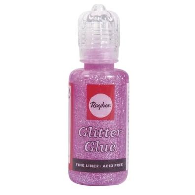 Rayher Glitter Glue 20ml Pastellrosa 33841256