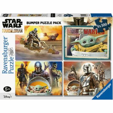 Star Wars Das Mandalorianer-Puzzle 4x100pzs