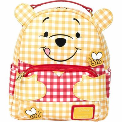 Loungefly Disney Winnie the Pooh Gingham Rucksack 25cm