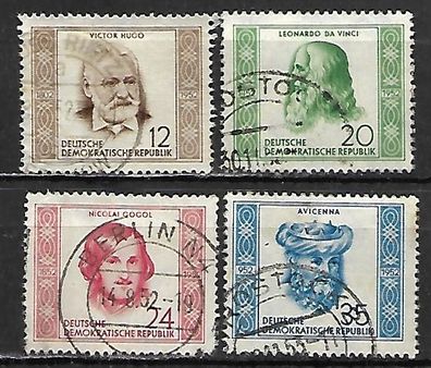 DDR gestempelt Michel-Nummer 311-314