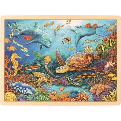 GOKI Holzpuzzle Great Barrier Reef 96 Teile