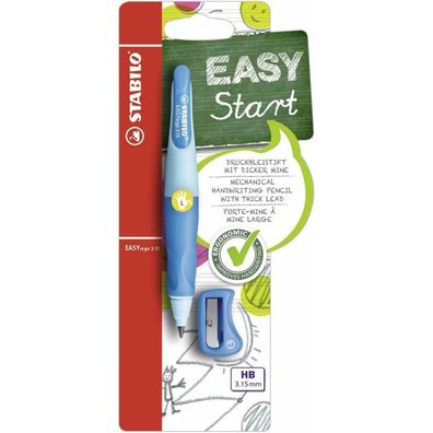 Druckbleistift Easy Ergo 3,15mm L hellblau-blau Linkshänder Stabilo