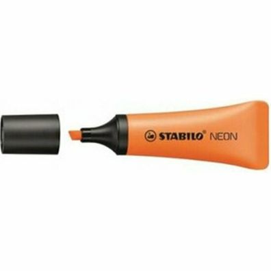 Textmarker Stabilo Neon Tubenform orange 7254 Leuchtmarkierer