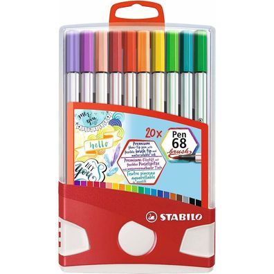 Fasermaler Pen 68 brush 20er Box Color Parade Filzstift