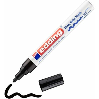 Edding Lackmarker 750 Schwarz 2-4Mm