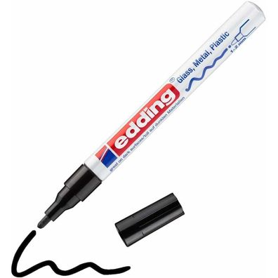 Edding Lackmarker 751 Schwarz 1-2Mm