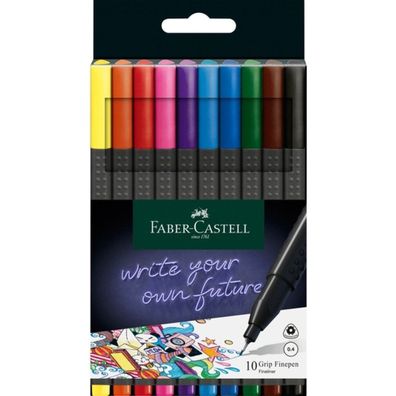 Fineliner Grip Finepen 10er-Sc