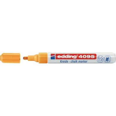 Edding Kreidemarker 4095 Dünn 2-3mm neonorange Window-Marker