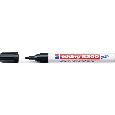 Edding Marker Permanent 8300 ca 1,5-3mm schwarz Industry