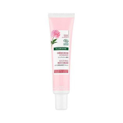 Crema Calmante Rica De Peonía Orgánica Piel Sensible Y Seca, 40ml