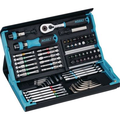 SmartCase Bit-Satz 2200SC-31, 73-teilig (schwarz/blau, 1/4", mit Umschaltknarre)