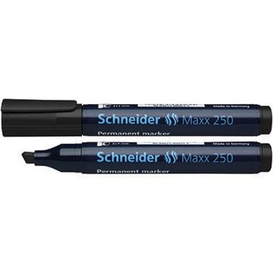 Schneider Permanent-Marker 250, Keilspit Strichstärke: 2-7 mm