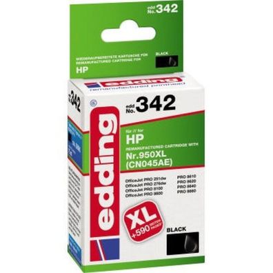 Edding Druckerpatrone 18-342 kompatibel zu HP 950XL schwarz