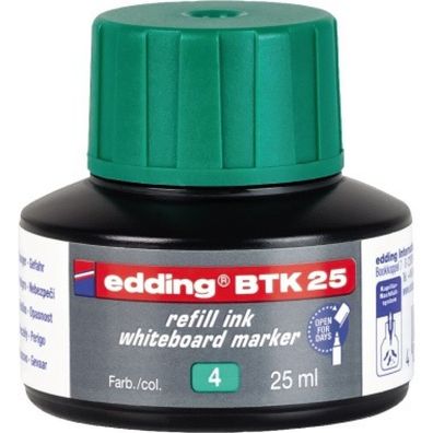 edding Nachfülltusche 4-BTK25004 refill- Flasche grün 25ml