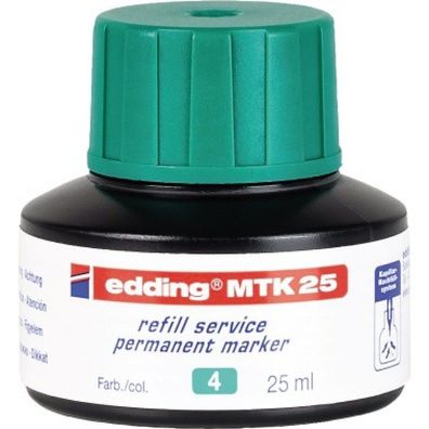 edding Nachfülltusche MTK 25 4-MTK25004 Flasche grün 25ml