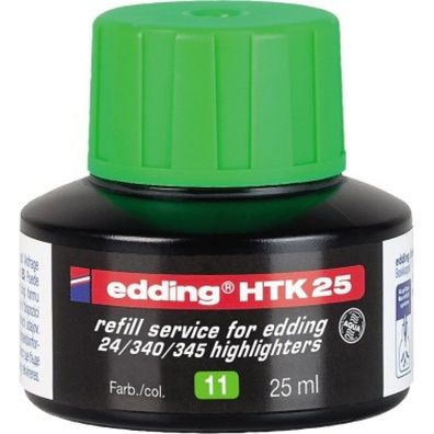 edding Nachfülltusche HTK25 4-HTK25011 2 Flasche hellgrün 25ml